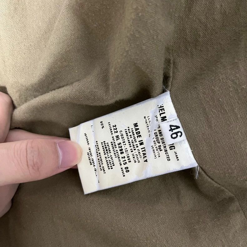 Helmut Lang Helmut Lang 1999 Green Coat Jacket Size US S / EU 44-46 / 1 - 5 Thumbnail
