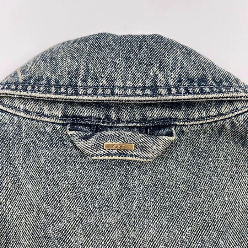 Louis Vuitton Louis Vuitton Washed Blue Denim Jacket Size US L / EU 52-54 / 3 - 7 Thumbnail
