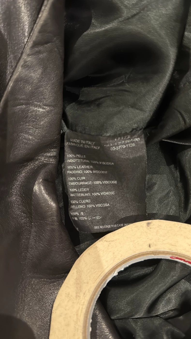 Helmut Lang Helmut Lang Leather Coat Size 48 Size US XL / EU 56 / 4 - 5 Thumbnail