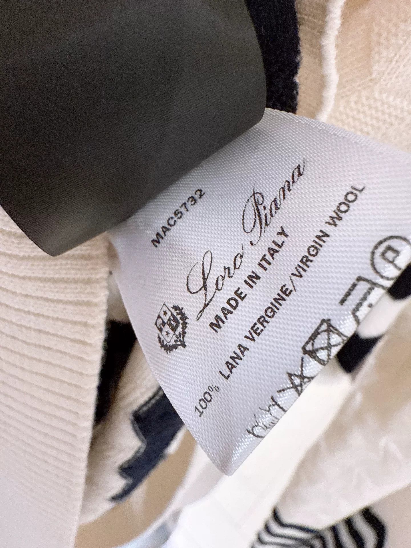 Loro Piana Loro Piana Black and White Striped Merino Wool Knit Sweater Size US S / EU 44-46 / 1 - 9 Thumbnail