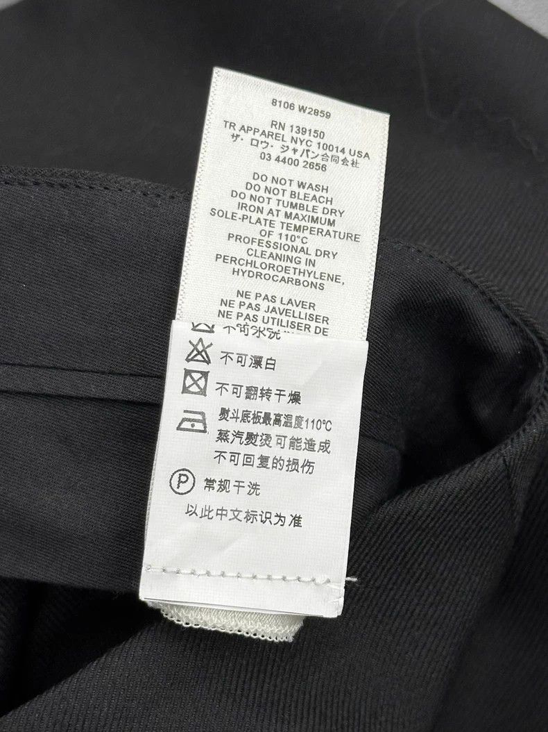 The Row The Row Black Wool Split Hem Skirt Size US 26 / EU 42 - 6 Thumbnail