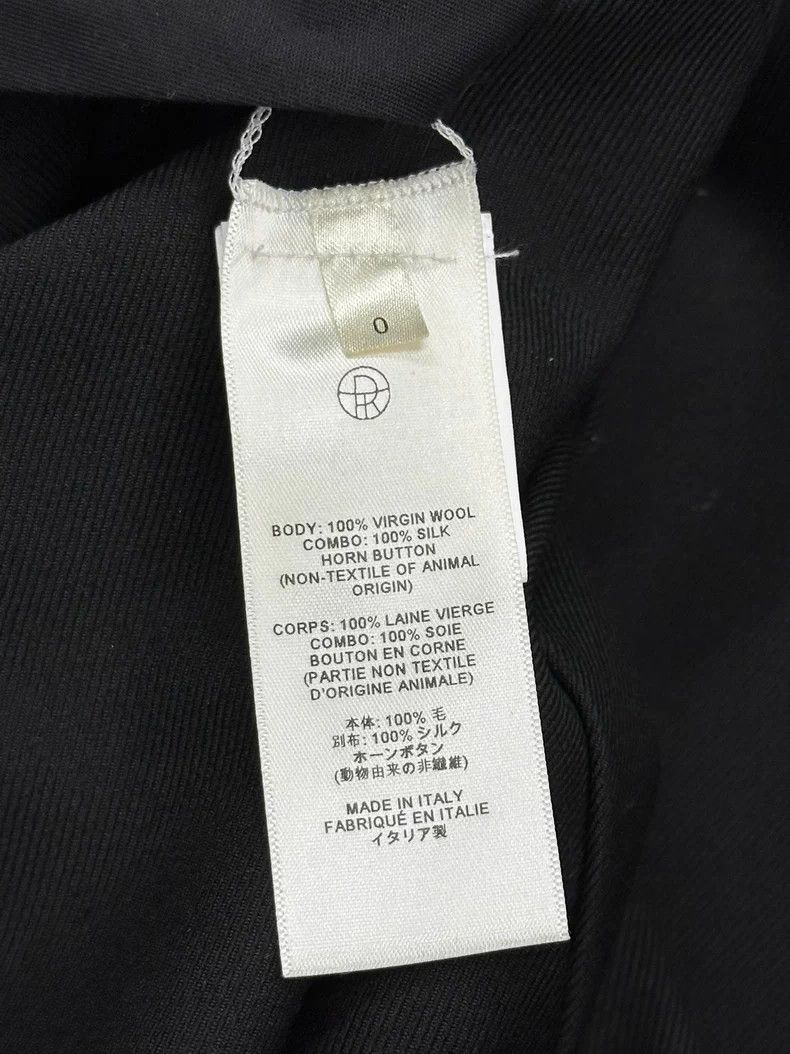 The Row The Row Black Wool Split Hem Skirt Size US 26 / EU 42 - 4 Thumbnail
