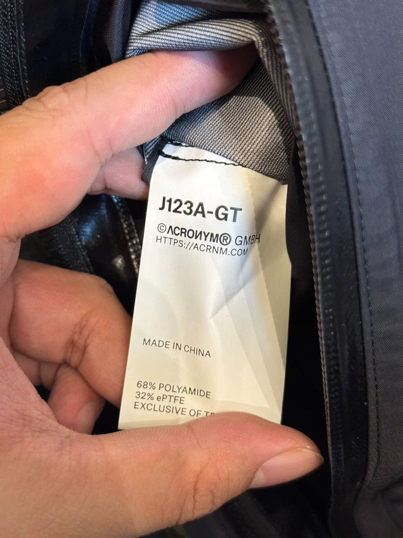 Acronym Acronym J123A-GT Jacket Size US M / EU 48-50 / 2 - 5 Thumbnail