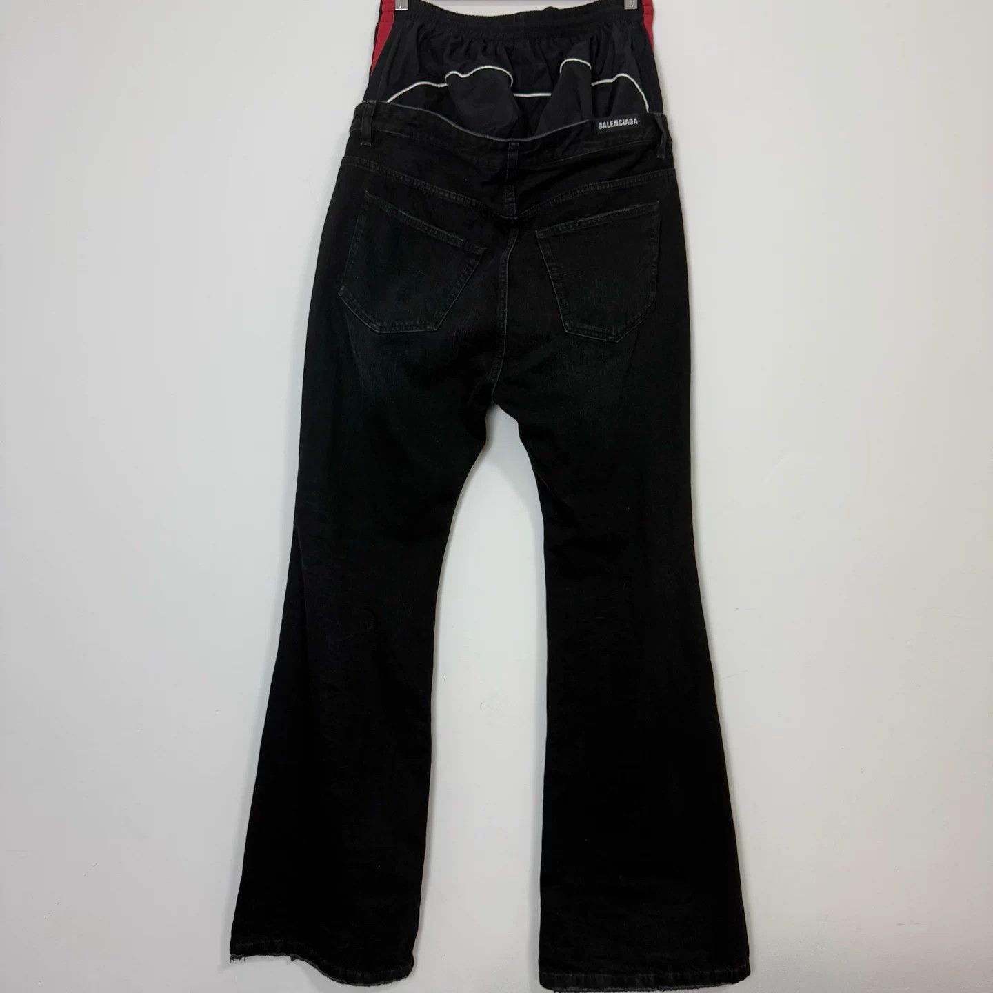 Balenciaga Balenciaga Double Waist Flare Jeans Size US 26 / EU 42 - 2 Thumbnail