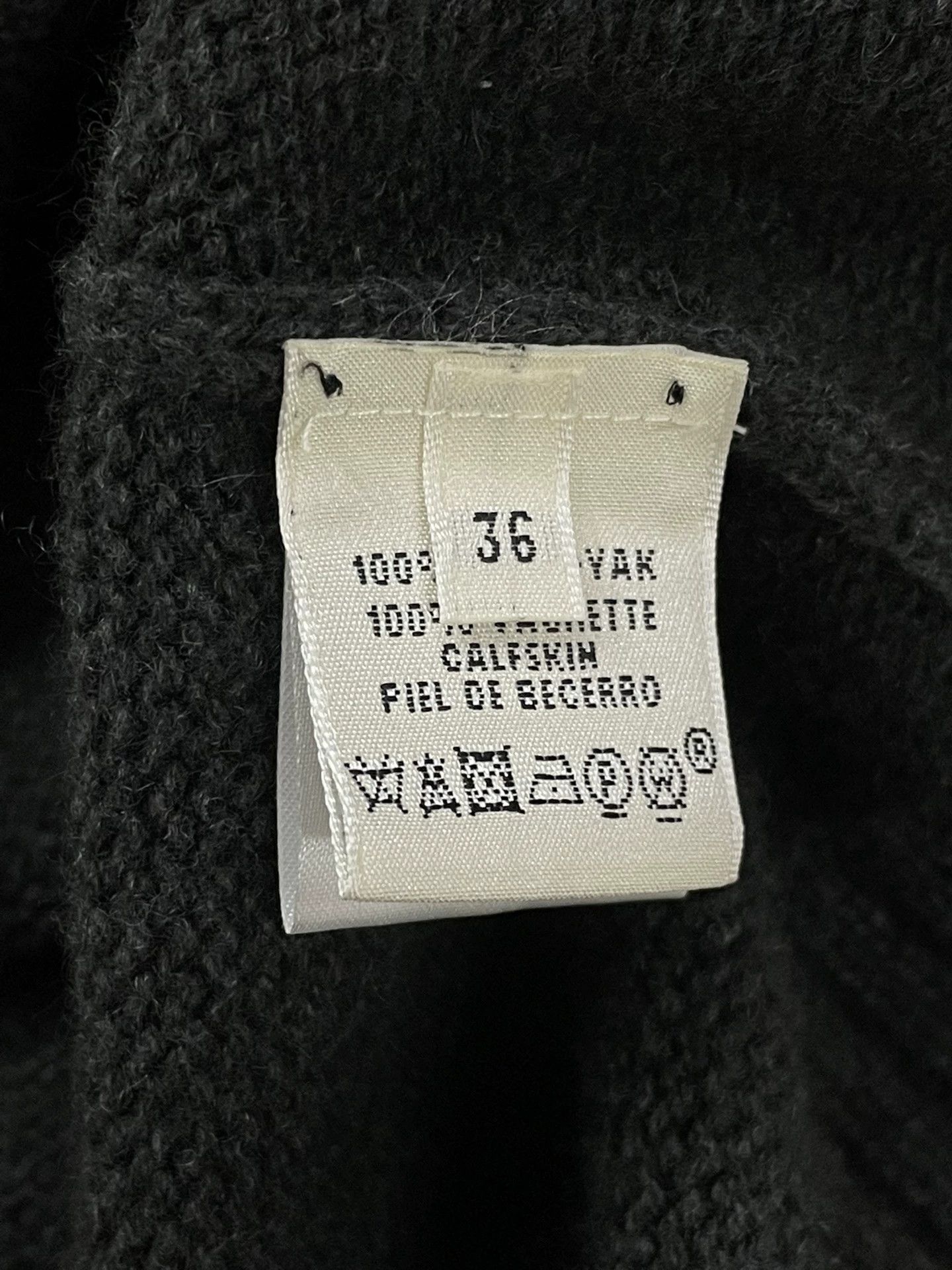 Hermes Dark Green Knit Cardigan Coat