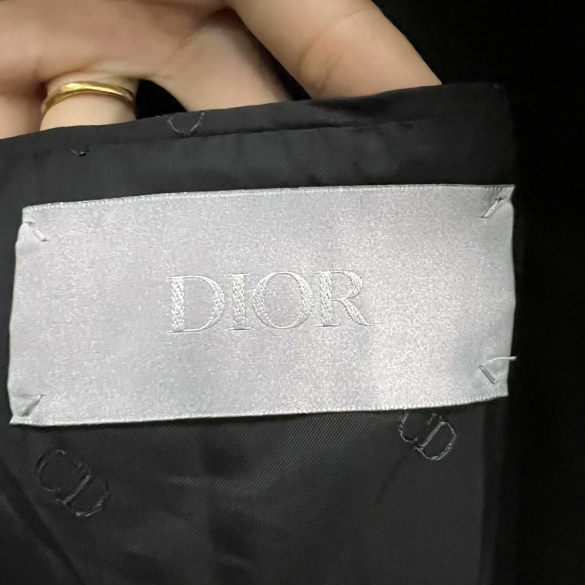 Dior black belted coat with lapel from Dior Size US XXL / EU 58 / 5 - 3 Thumbnail