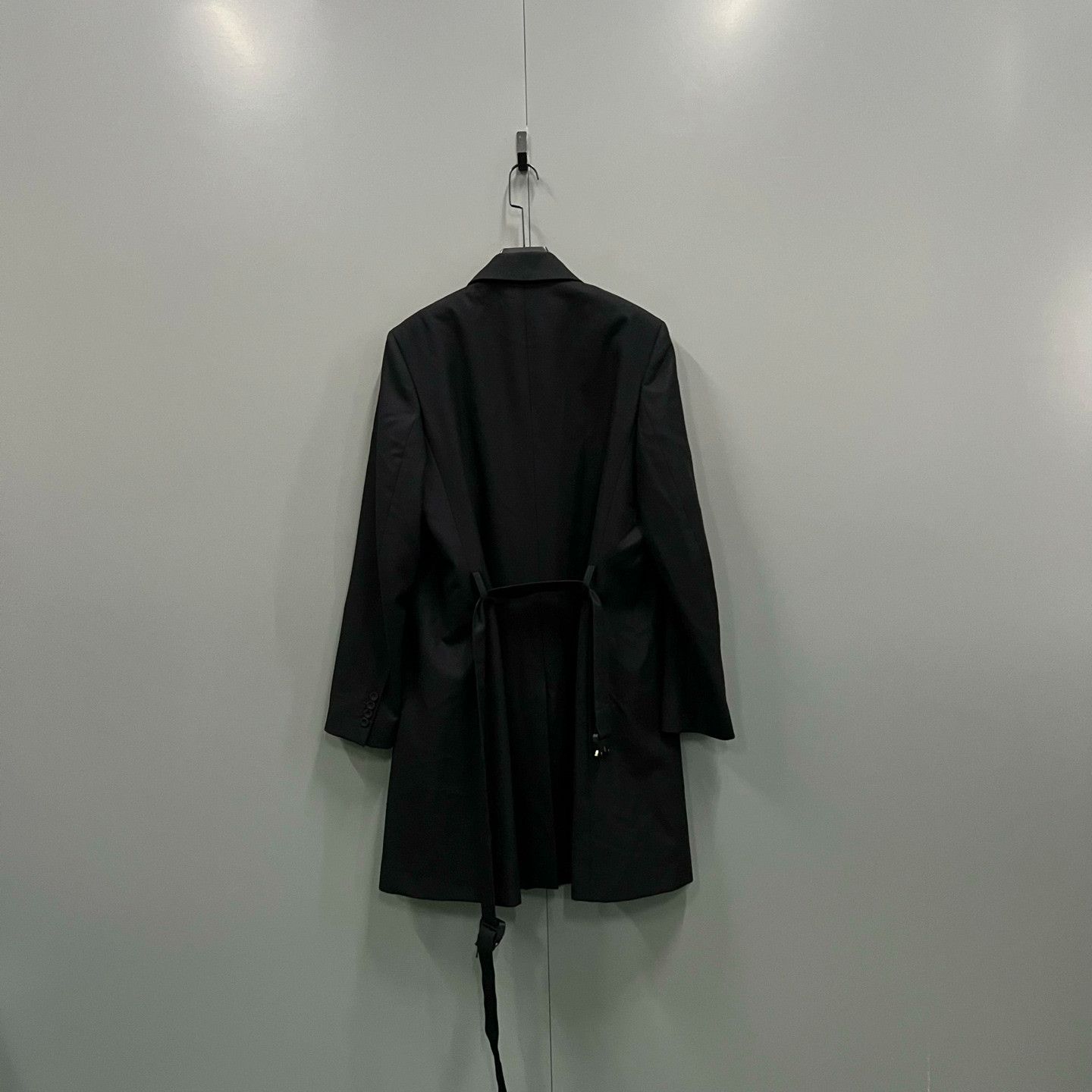 Dior black belted coat with lapel from Dior Size US XXL / EU 58 / 5 - 2 Thumbnail
