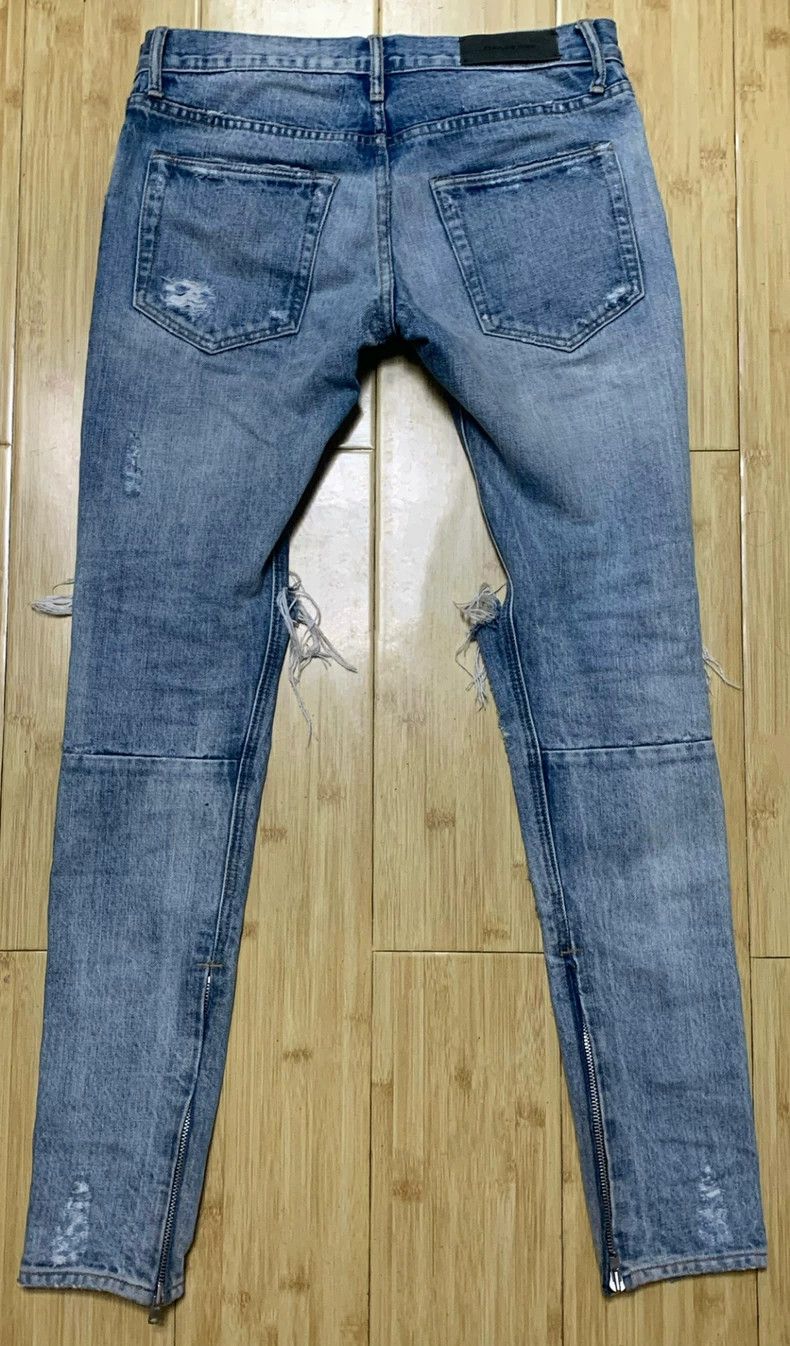 Fear of God Fear of God 4th OG Distressed Denim Jeans Size US 28 / EU 44 - 2 Thumbnail