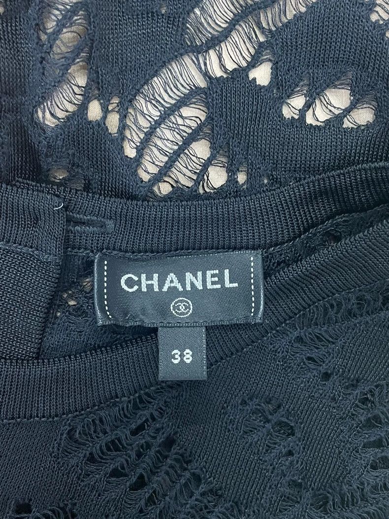Chanel Chanel 22P Black Lace Sleeveless Dress Size US M / EU 48-50 / 2 - 4 Thumbnail