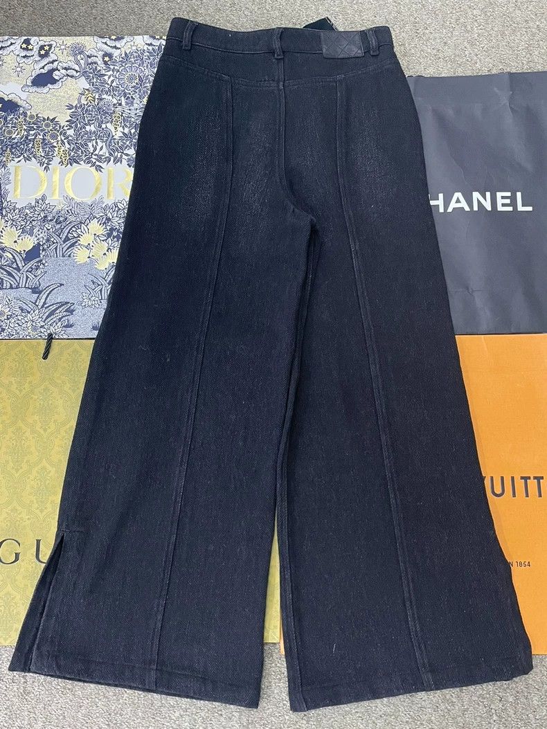 Chanel Chanel High-Waist Denim Wide-Leg Pants Size US 38 / EU 54 - 2 Thumbnail