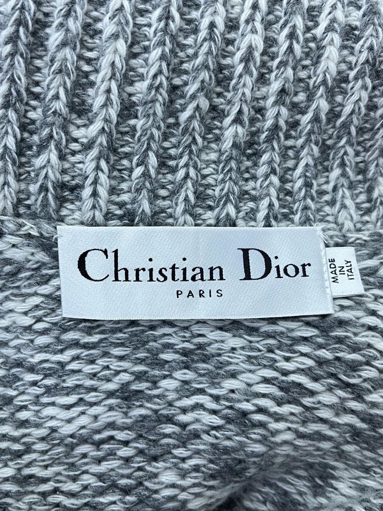Dior Dior Gray Collar Knit Cardigan Size US M / EU 48-50 / 2 - 3 Thumbnail