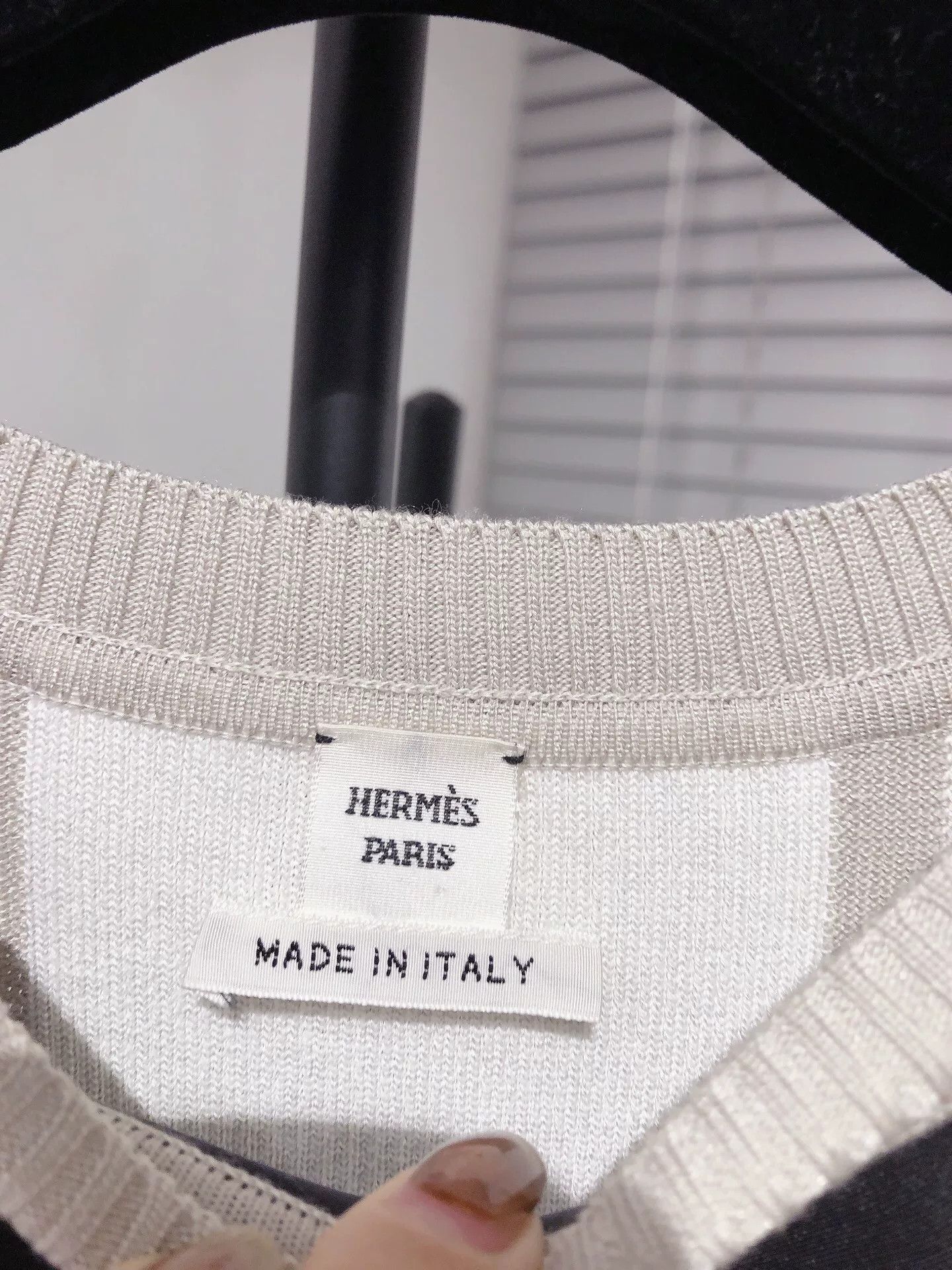 Hermes HERMES Silk Printed Knit Sweater Top Size US S / EU 44-46 / 1 - 7 Thumbnail