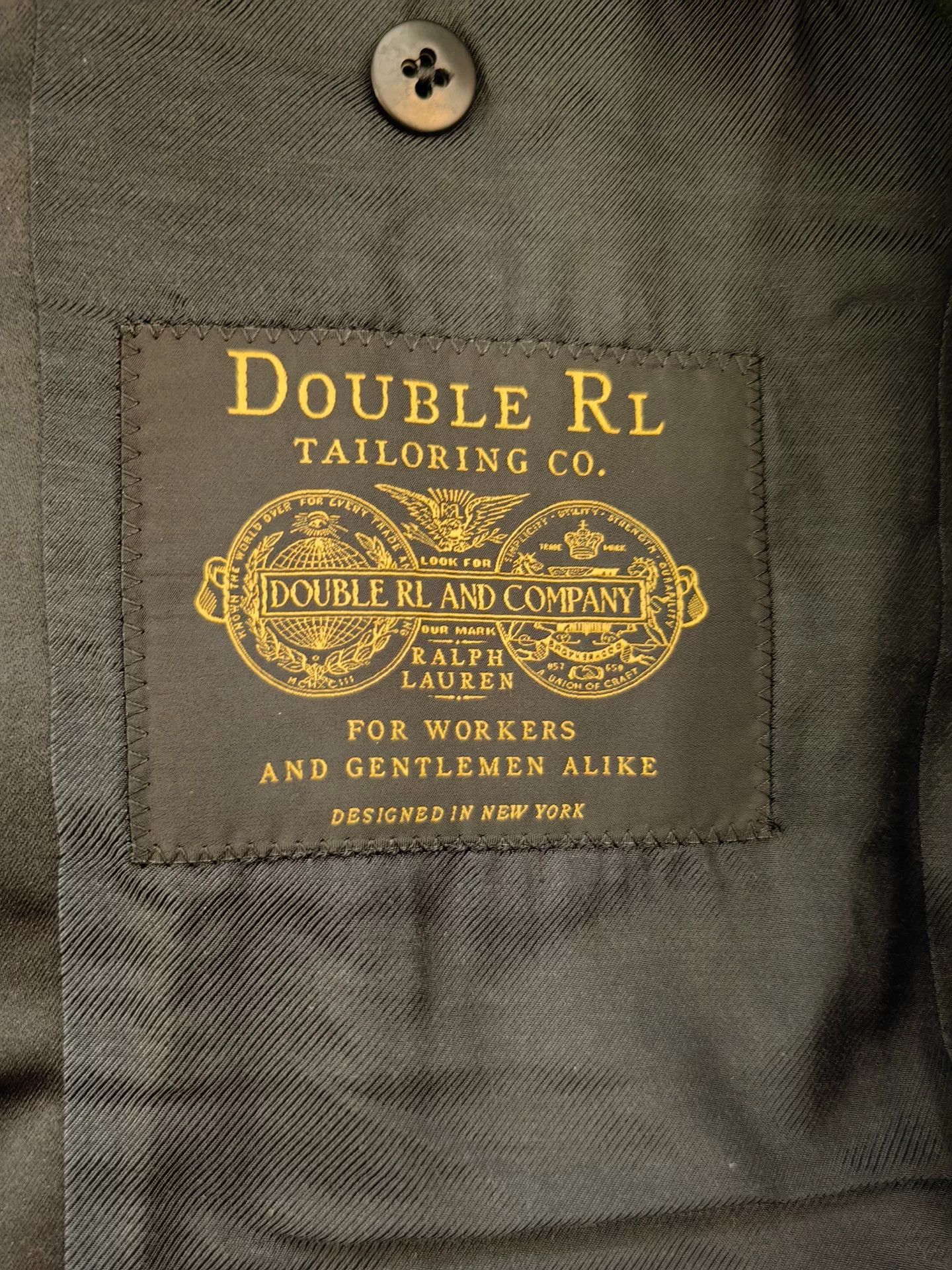 RRL Ralph Lauren RRL Double RL Velvet Tuxedo Jacket Size US S / EU 44-46 / 1 - 3 Thumbnail