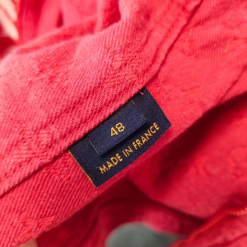 Louis Vuitton LV Monogram Stand Collar Denim Jacket Red 48 Size US M / EU 48-50 / 2 - 3 Thumbnail