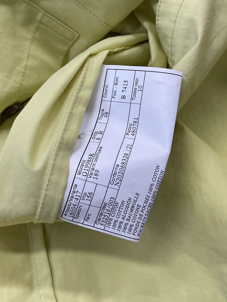 Hermes Hermes Yellow Shirt Blazer Jacket Size US S / EU 44-46 / 1 - 4 Thumbnail