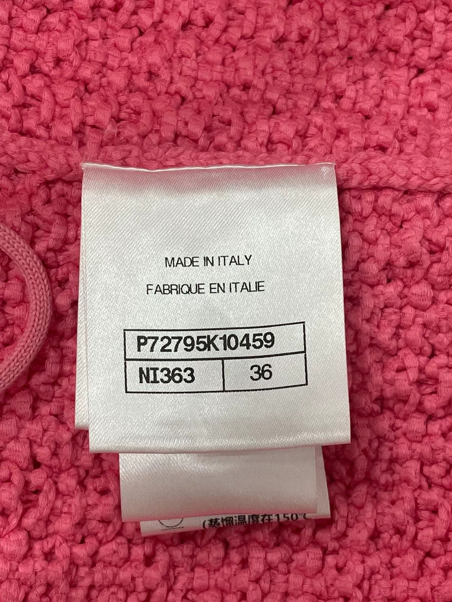 Chanel Chanel Pink Long Knit Vest Size US M / EU 48-50 / 2 - 5 Thumbnail