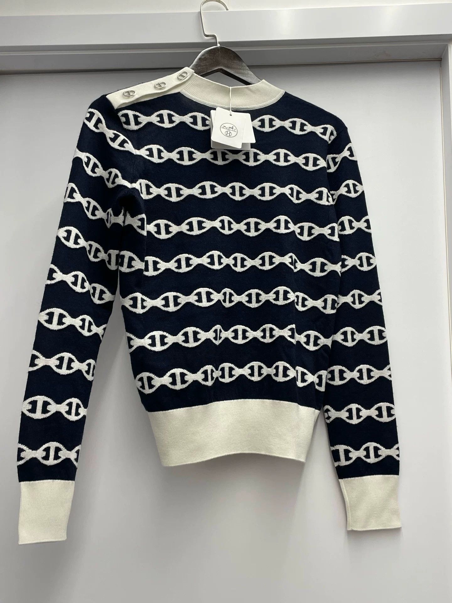 Hermes Hermes "Pig Nose" Knit Longsleeve Size US S / EU 44-46 / 1 - 2 Thumbnail
