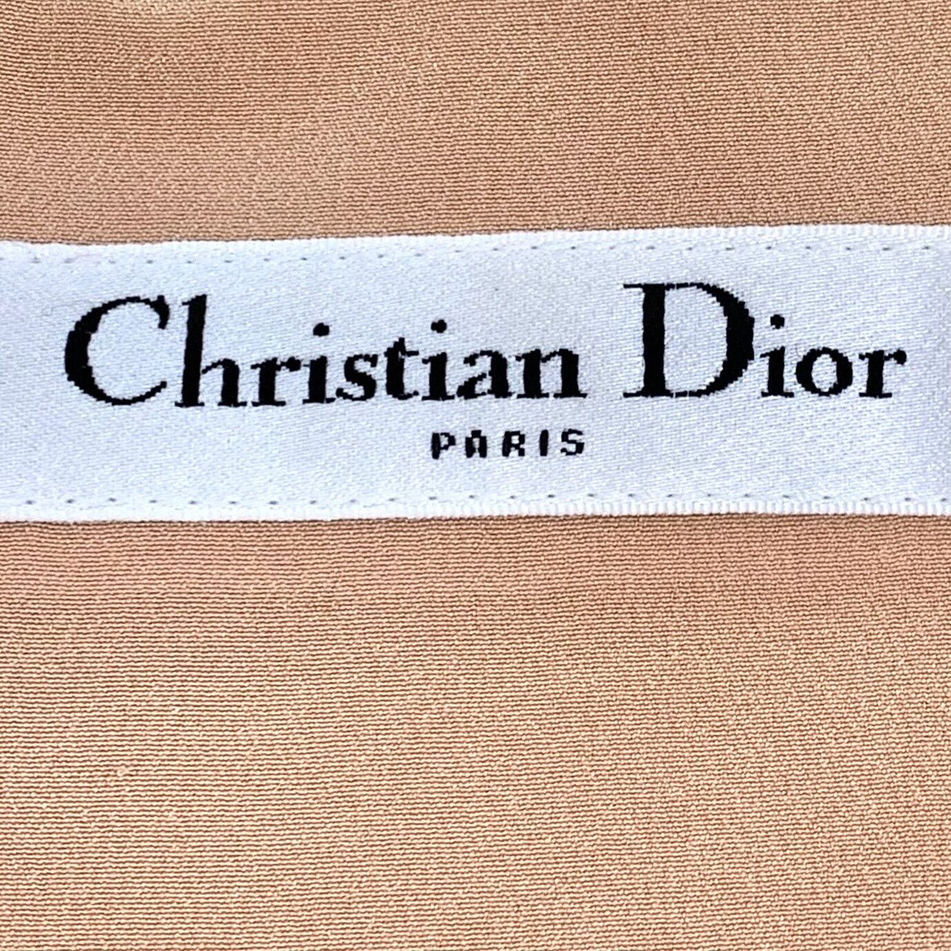 Dior christian dior beige wool silk sleeveless dress Size M / US 6-8 / IT 42-44 - 5 Thumbnail