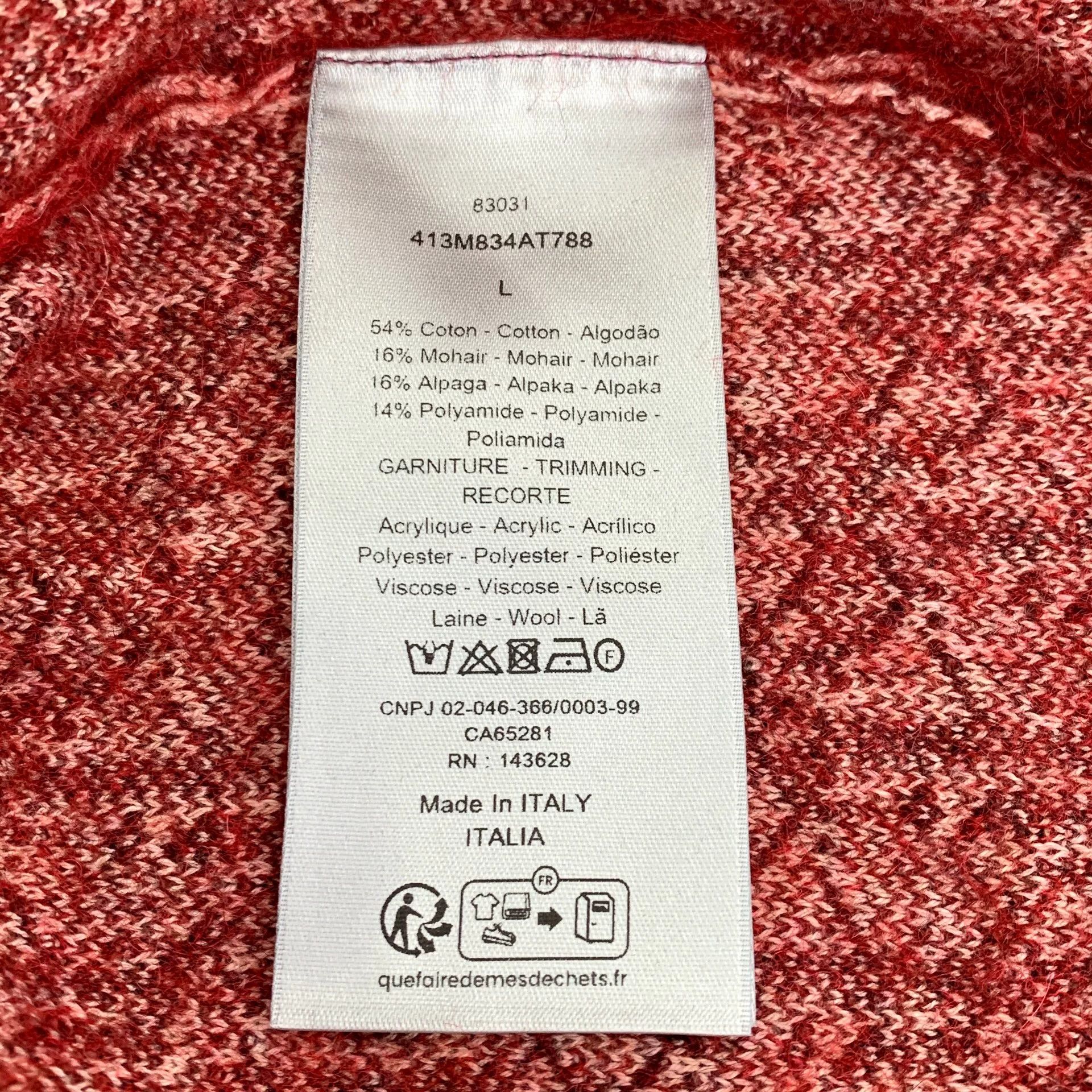 Dior red dragon logo long sleeve polo shirt Size US L / EU 52-54 / 3 - 6 Thumbnail