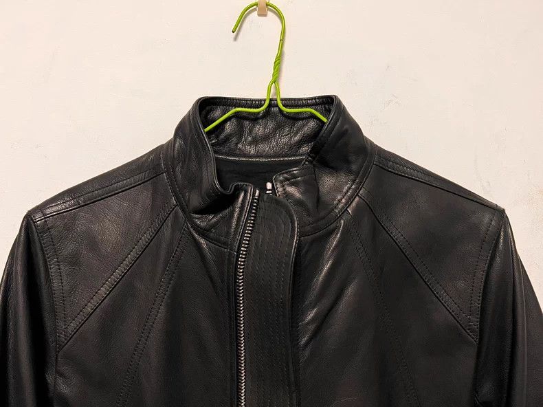 Rick Owens Rick Owens Black Leather Jacket Size US L / EU 52-54 / 3 - 4 Thumbnail