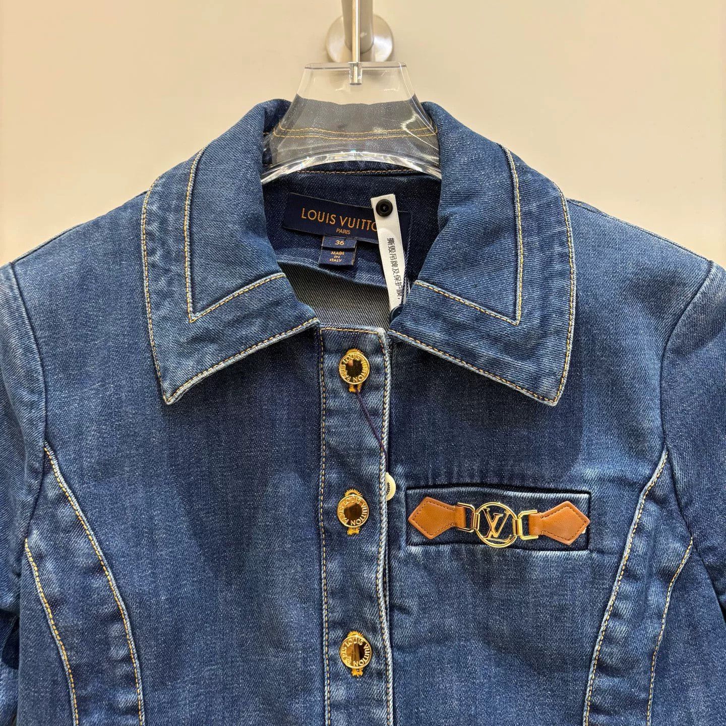 Louis Vuitton Louis Vuitton Washed Blue Denim Jacket Size US S / EU 44-46 / 1 - 3 Thumbnail