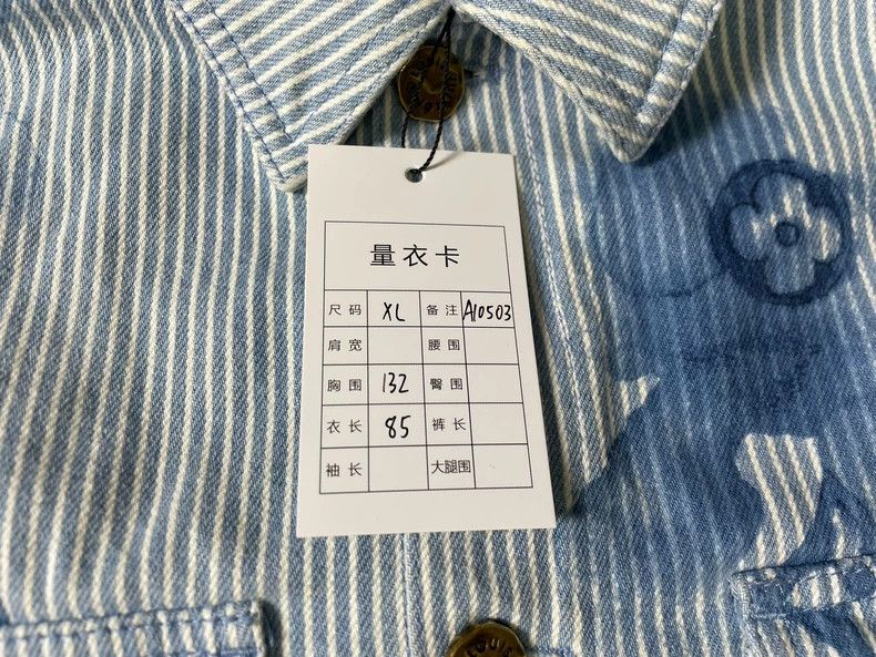 Louis Vuitton Louis Vuitton Denim Jacket Shirt Size US XL / EU 56 / 4 - 6 Thumbnail