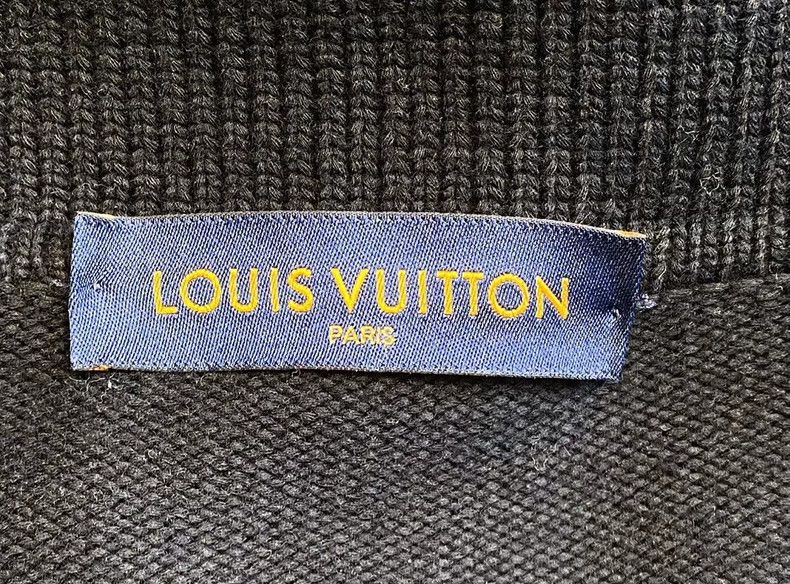 LV x NBA Black Knit Jacket