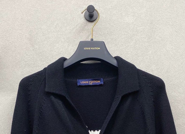 LV x NBA Black Knit Jacket
