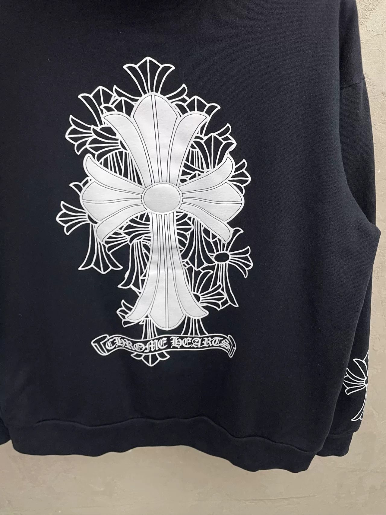 Chrome Hearts Chrome Hearts Black Zip Hoodie with Cross Size US XL / EU 56 / 4 - 5 Thumbnail