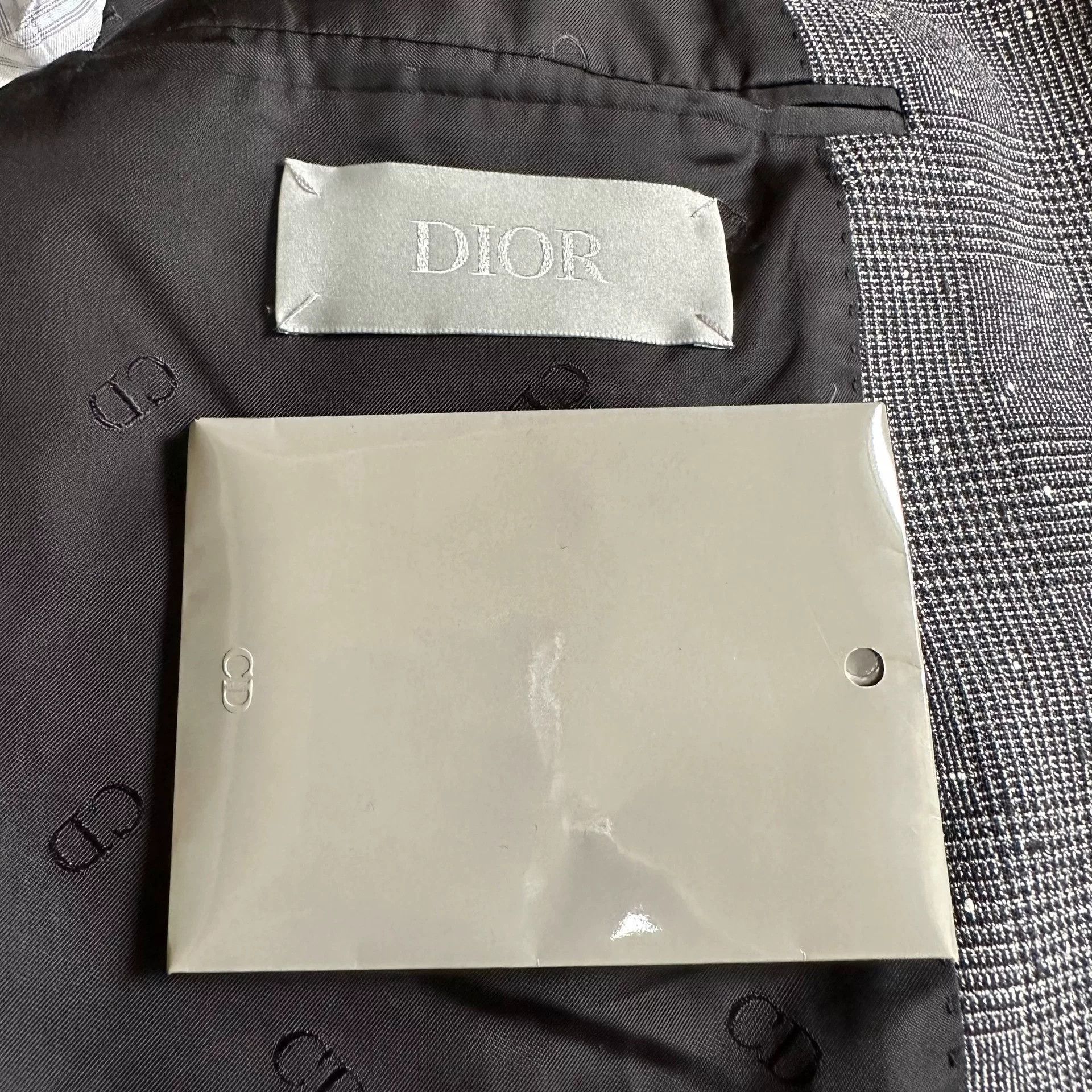 Dior Dior Man Silver Shawl Collar Blazer Size US M / EU 48-50 / 2 - 6 Thumbnail