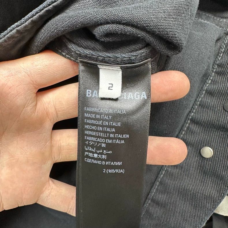 Balenciaga Balenciaga Denim Bandage Jacket Size US S / EU 44-46 / 1 - 4 Thumbnail