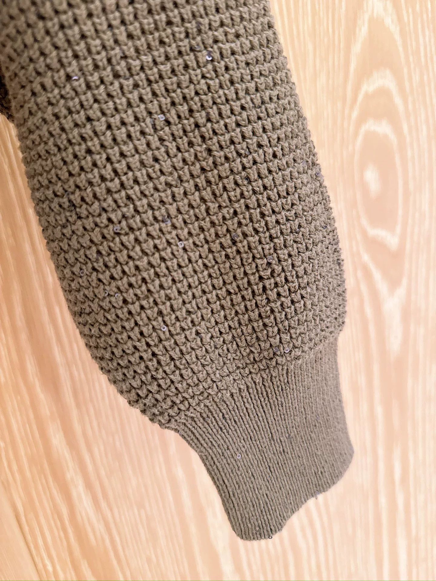 Brunello Cucinelli Brunello Cucinelli Sequin Knit Hoodie XS Size US XS / EU 42 / 0 - 6 Thumbnail