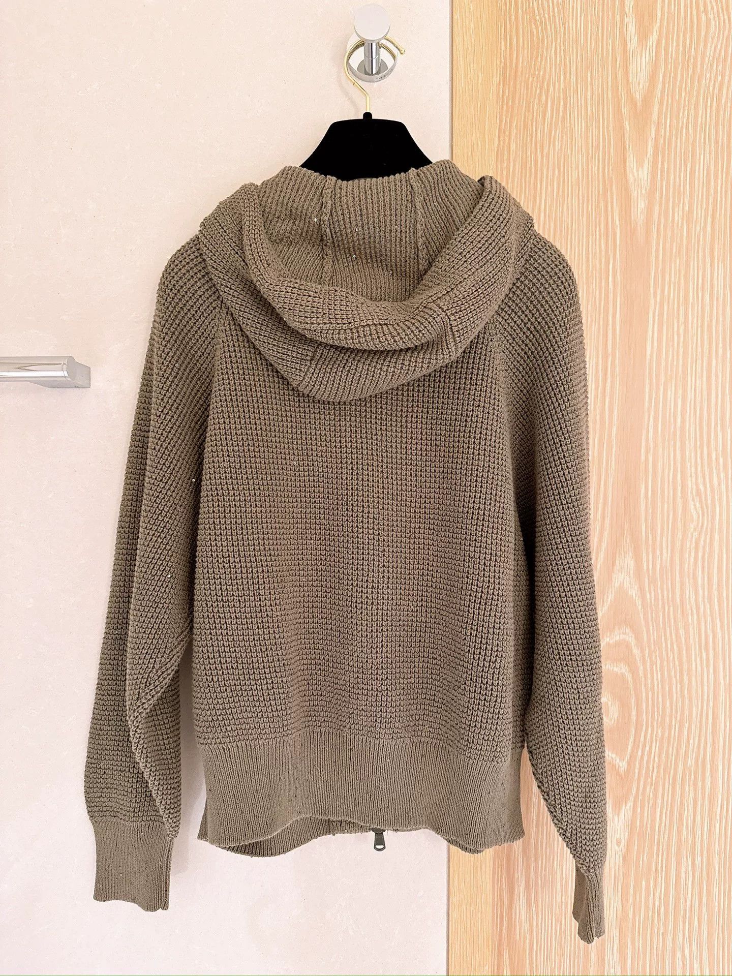 Brunello Cucinelli Brunello Cucinelli Sequin Knit Hoodie XS Size US XS / EU 42 / 0 - 2 Thumbnail