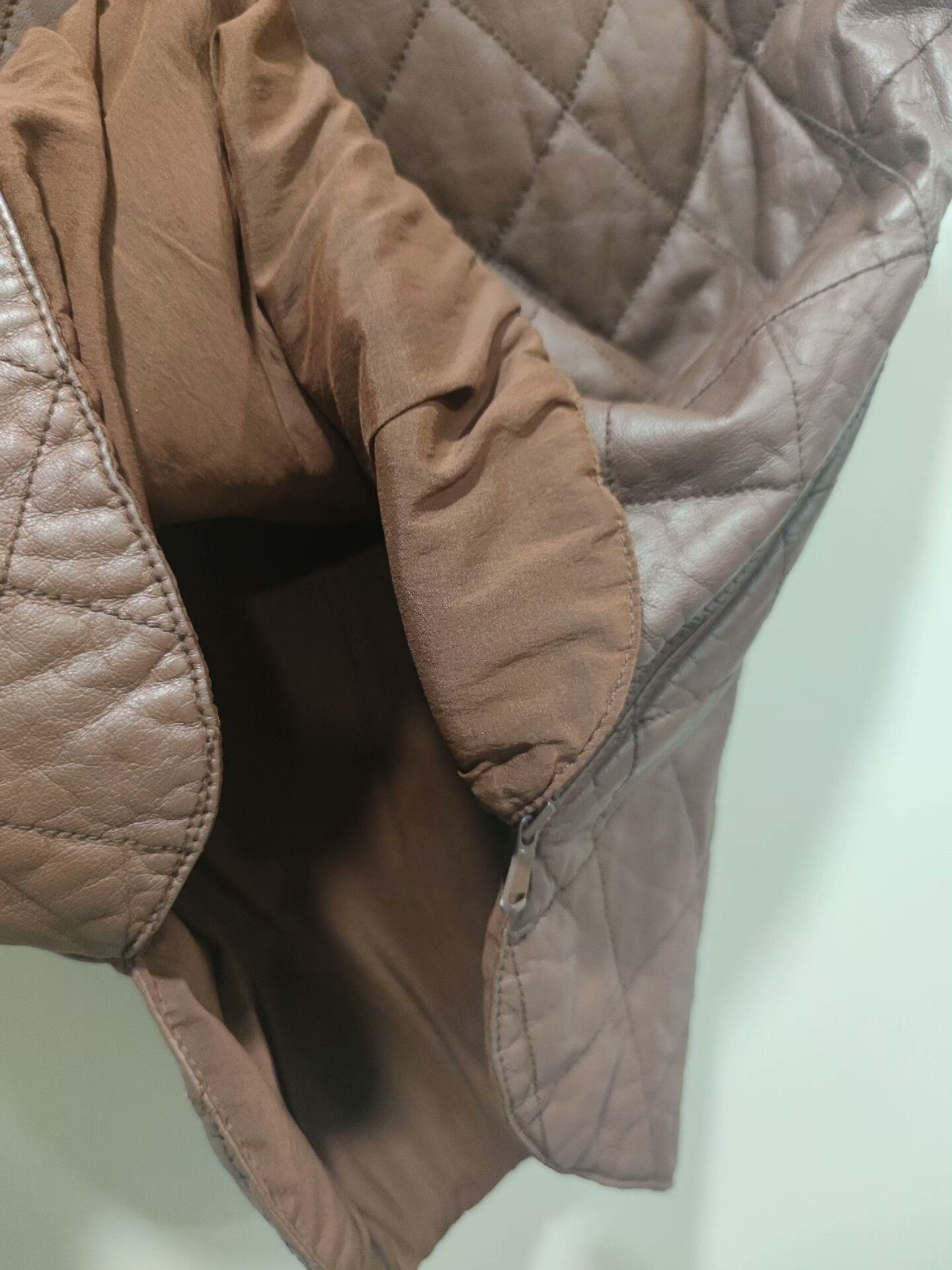 Brunello Cucinelli Brunello Cucinelli Brown Leather Vest Size US L / EU 52-54 / 3 - 5 Thumbnail
