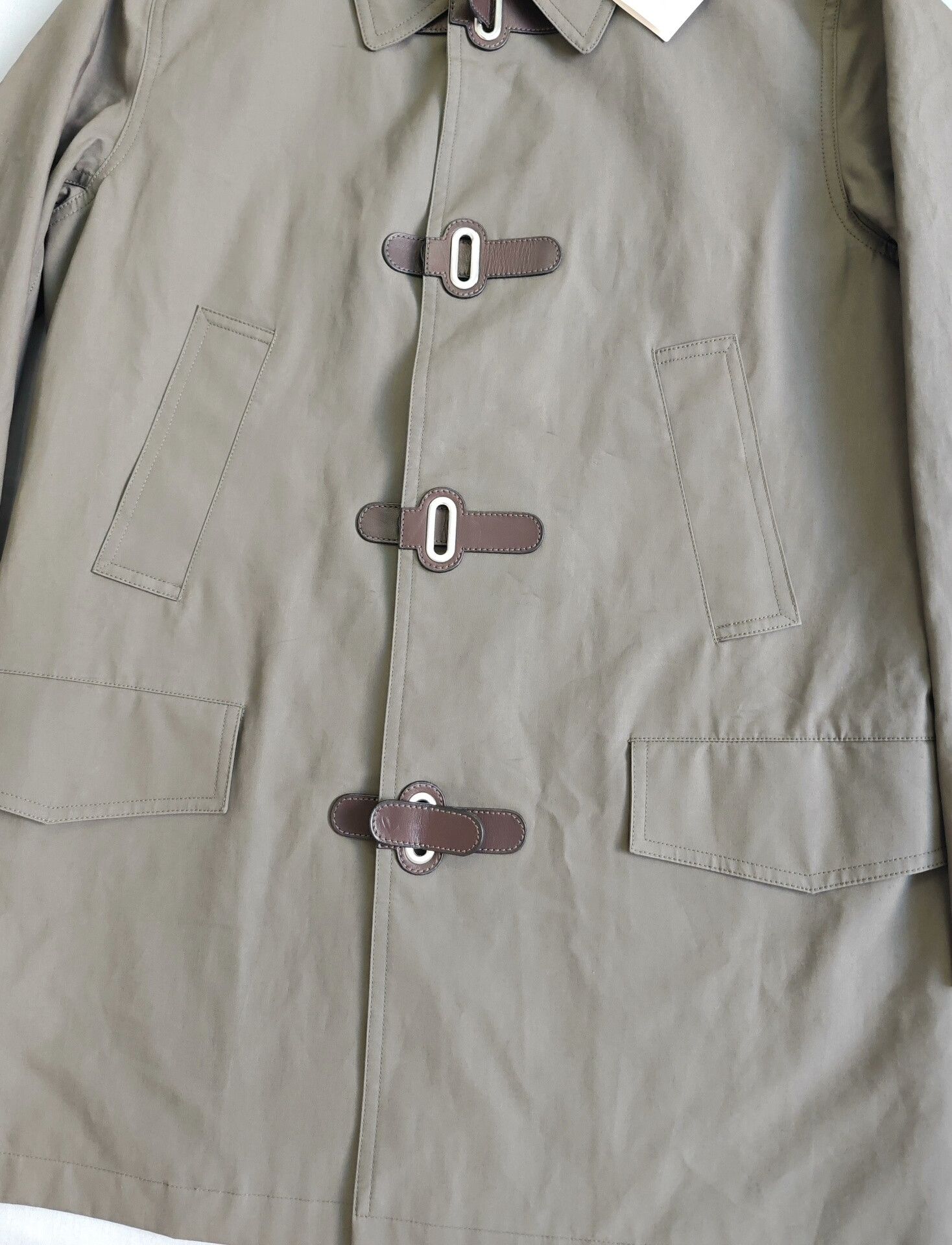 Hermes Hermes Men's Cotton Trench Coat Jacket Size US L / EU 52-54 / 3 - 5 Thumbnail