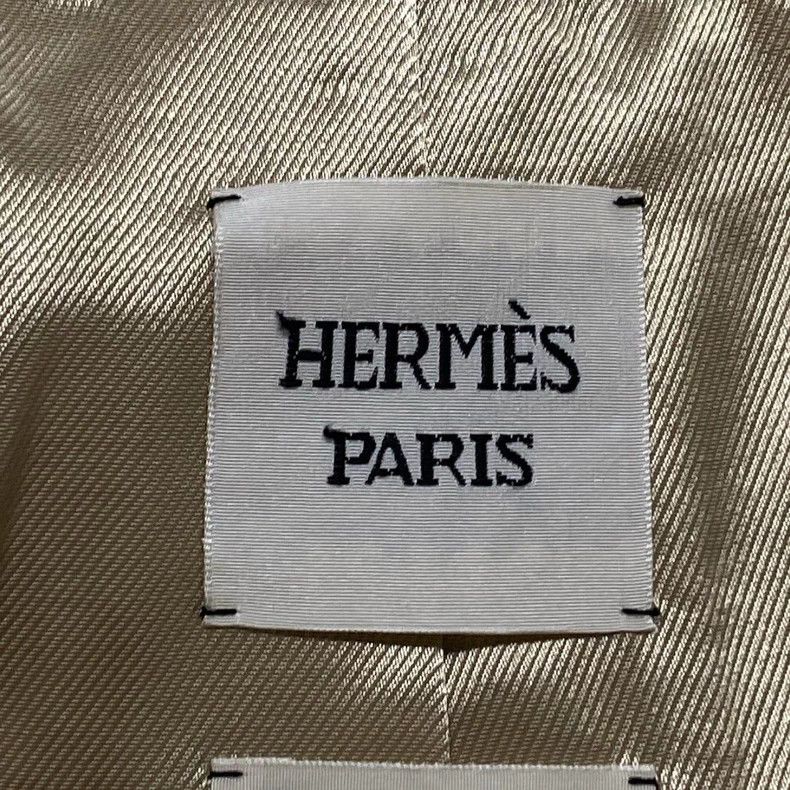 Hermes Hermes Beige Wool Coat Size 34 Size US XXS / EU 40 - 6 Thumbnail