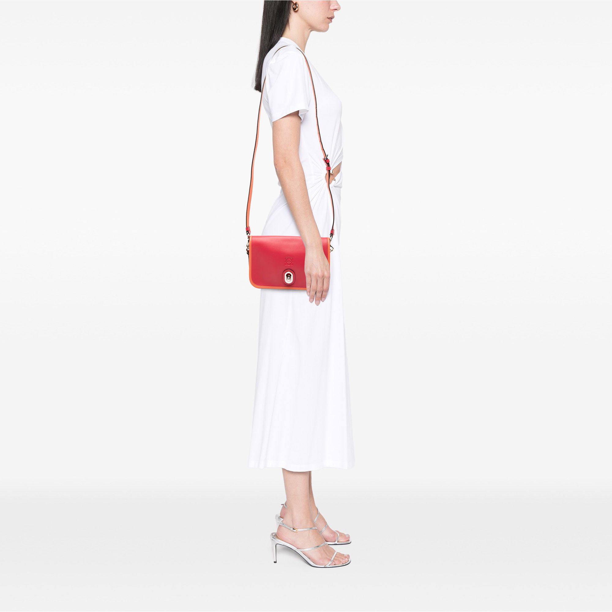 Loewe LOEWE Bicolor Leather Anagram Ines Flap Crossbody Size ONE SIZE - 7 Thumbnail