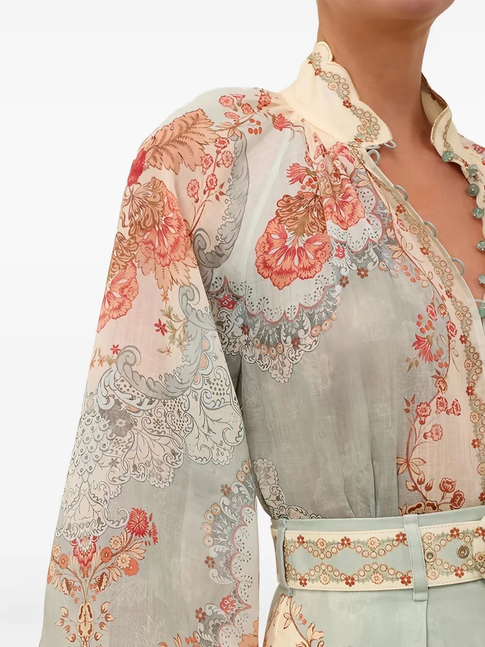 Zimmermann "DAYLIGHT" BLOUSE Size M / US 6-8 / IT 42-44 - 4 Thumbnail