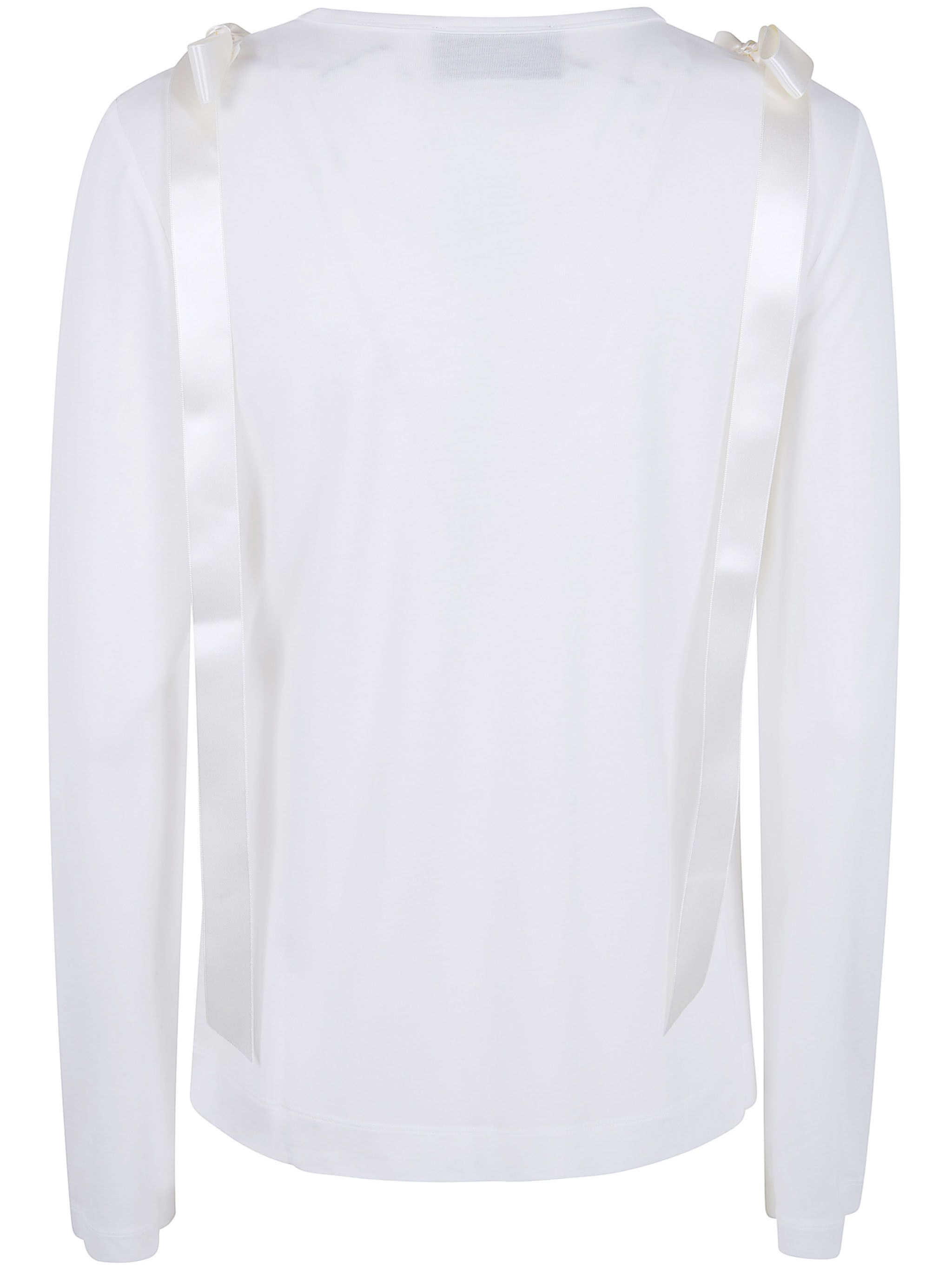 Simone Rocha "BOW RIBBON TAIL" LONG SLEEVE T-SHIRT Size L / US 10 / IT 46 - 2 Thumbnail