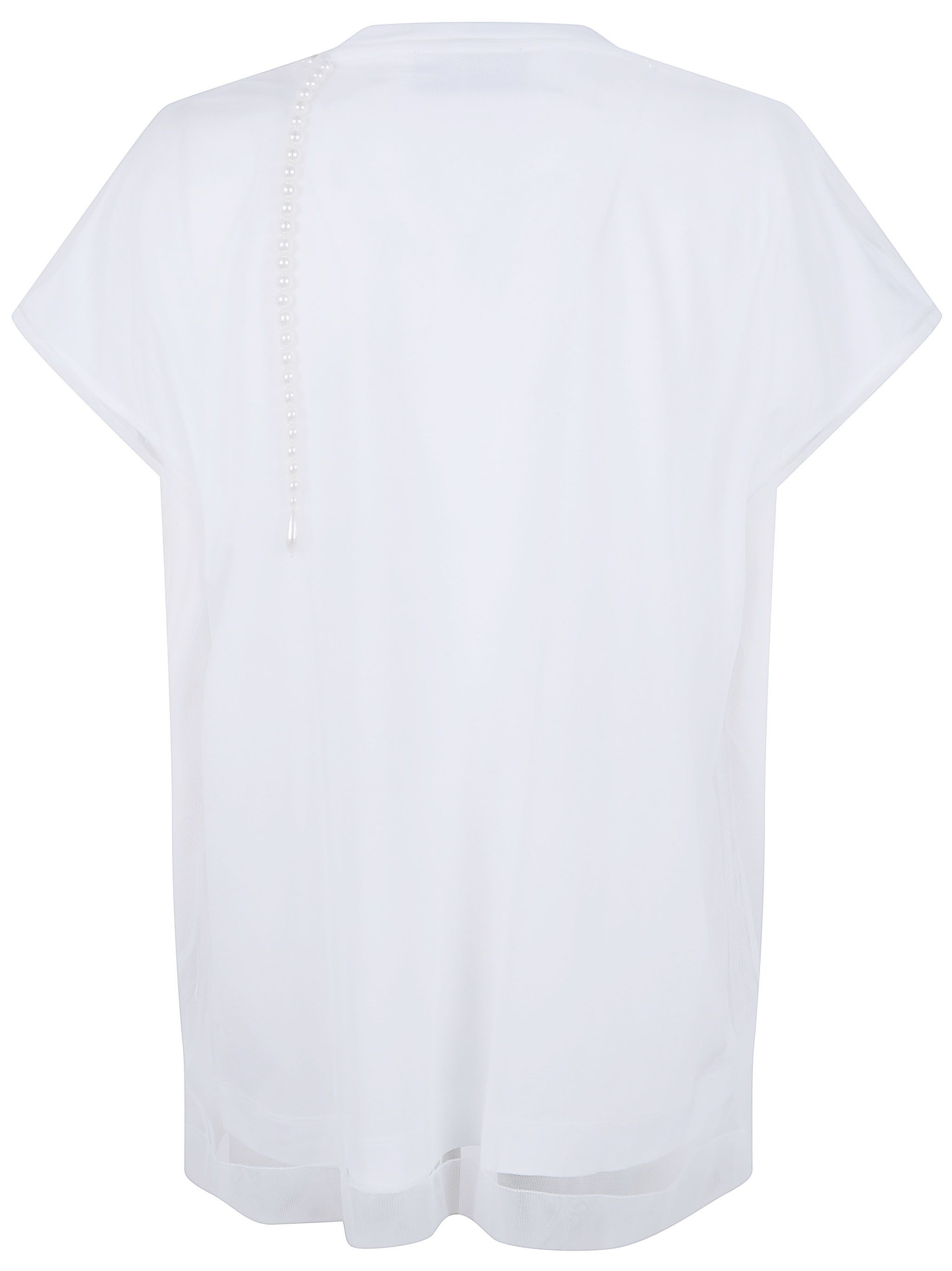 Simone Rocha "LAYERED LIQUID SMOCK" T-SHIRT WITH EMBROIDERED Size XS / US 0-2 / IT 36-38 - 2 Thumbnail