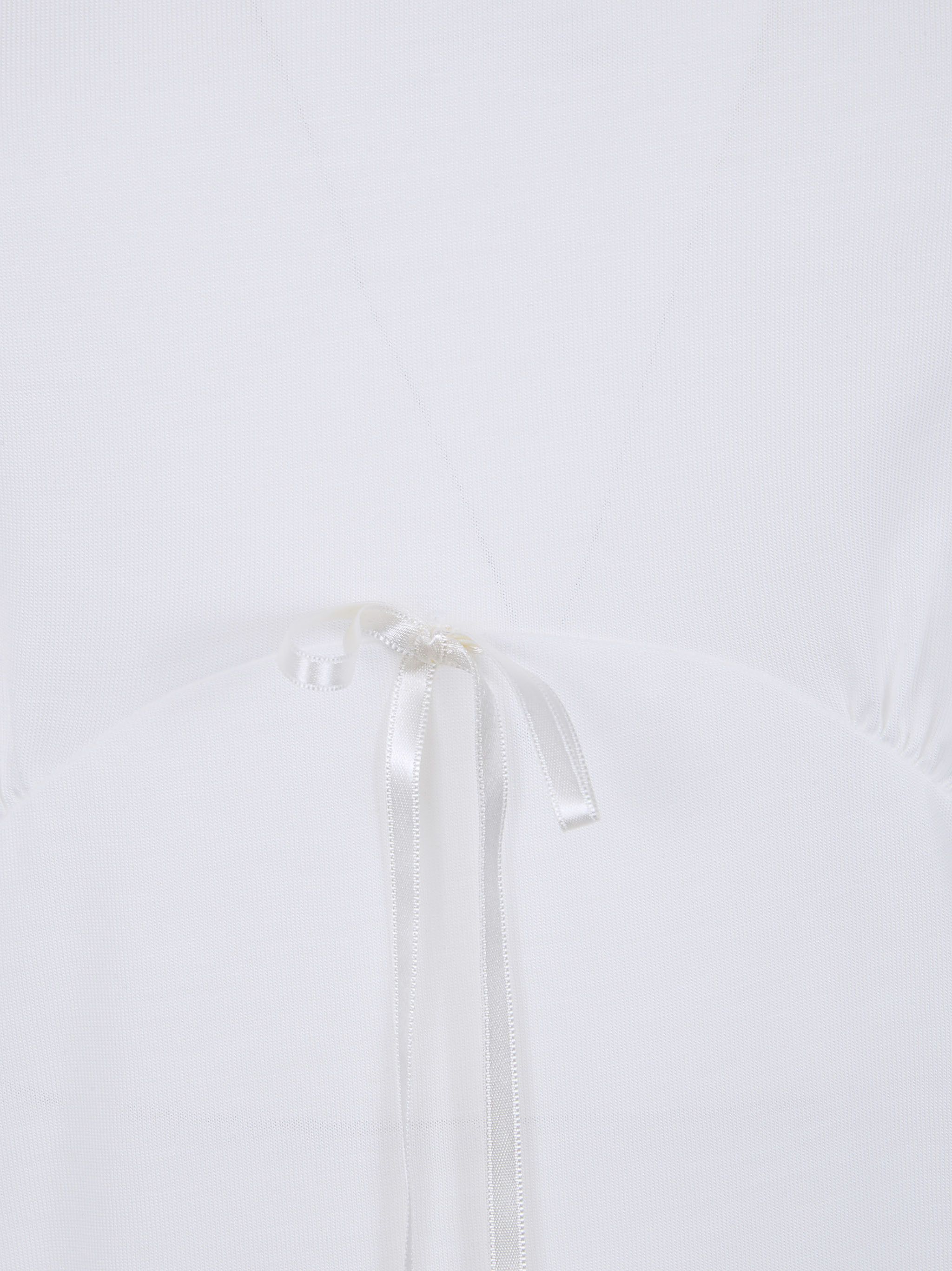 Simone Rocha "GATHERED" BUST BOW T-SHIRT Size S / US 4 / IT 40 - 3 Thumbnail