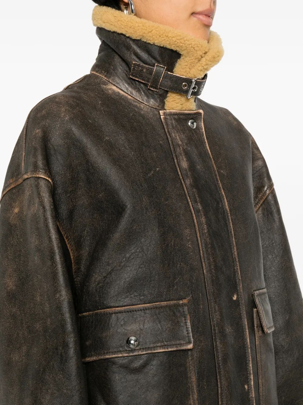 KHAITE "SANDOR" LEATHER JACKET Size S / US 4 / IT 40 - 2 Thumbnail