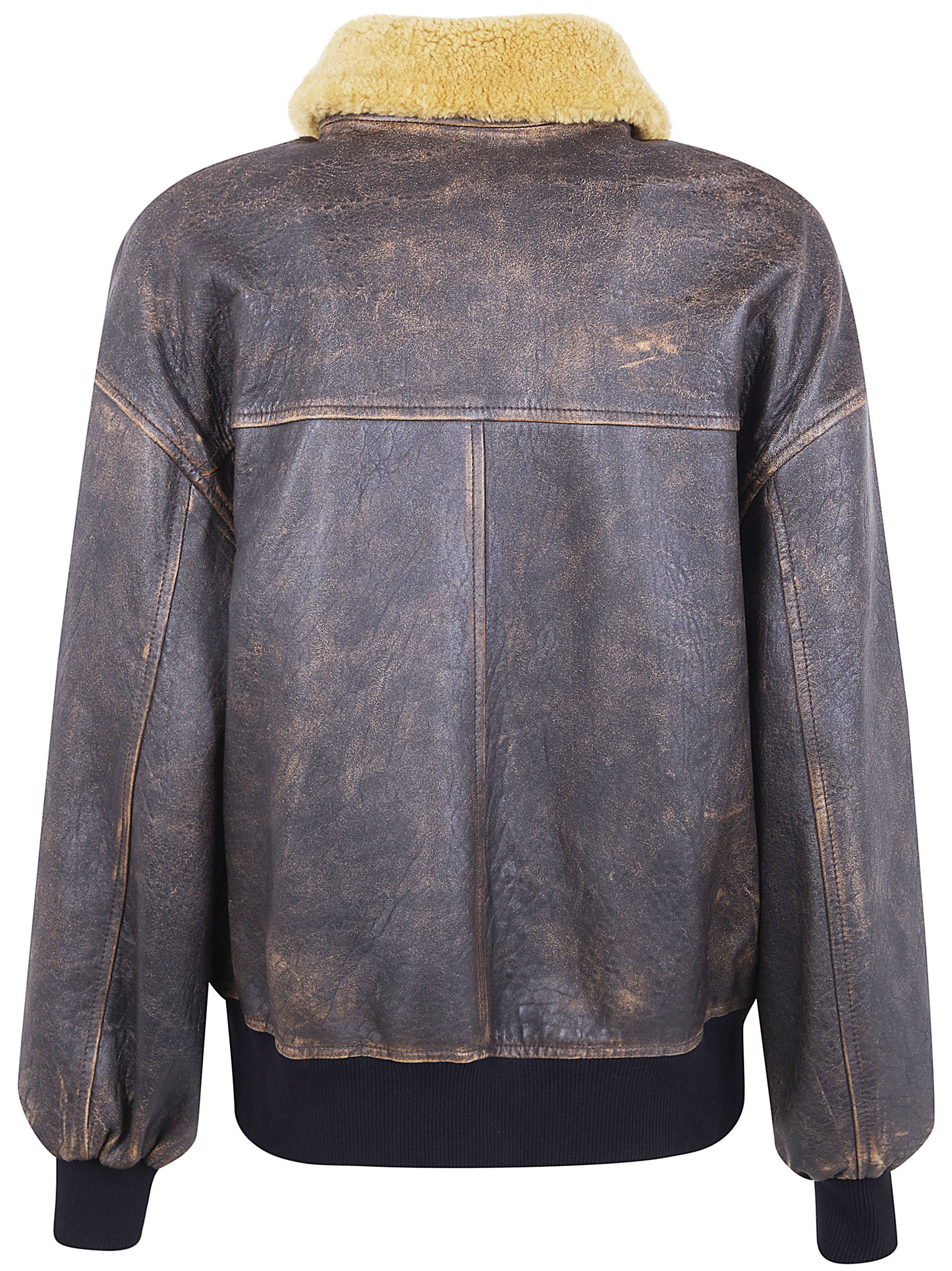 KHAITE "SANDOR" LEATHER JACKET Size S / US 4 / IT 40 - 7 Thumbnail
