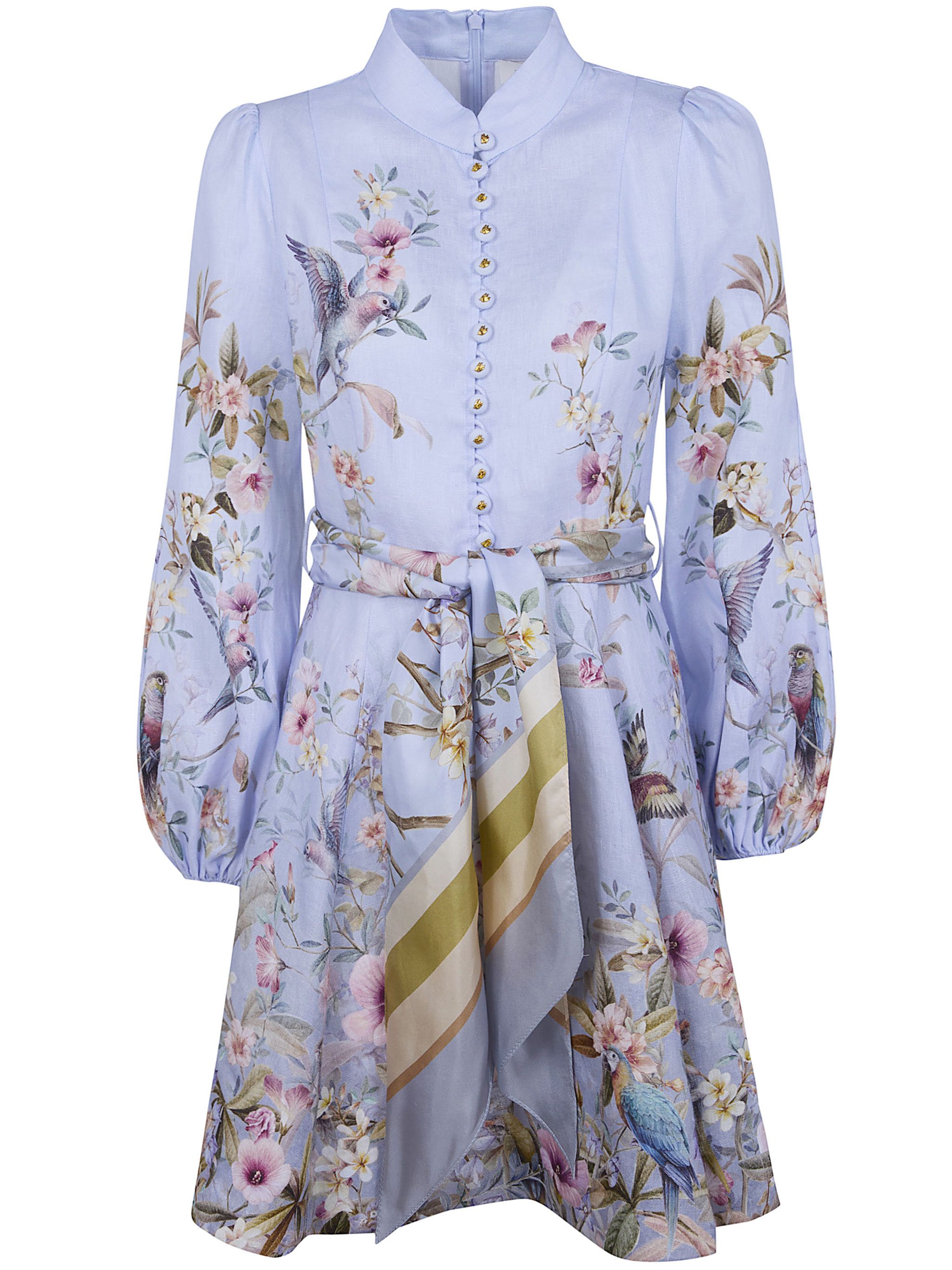 Zimmermann "REBELLION" BUTTON MINI DRESS Size M / US 6-8 / IT 42-44 - 3 Thumbnail