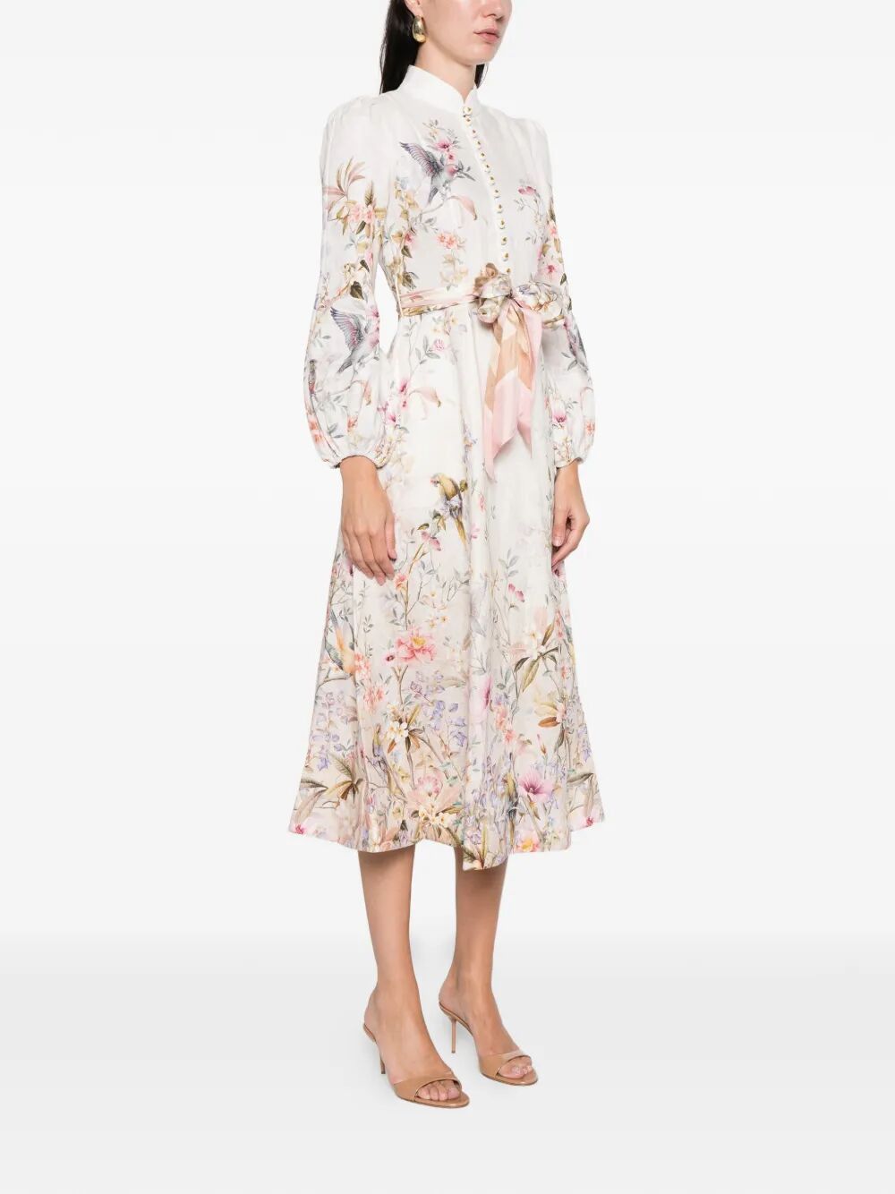 REBELLION BUTTON MIDI DRESS