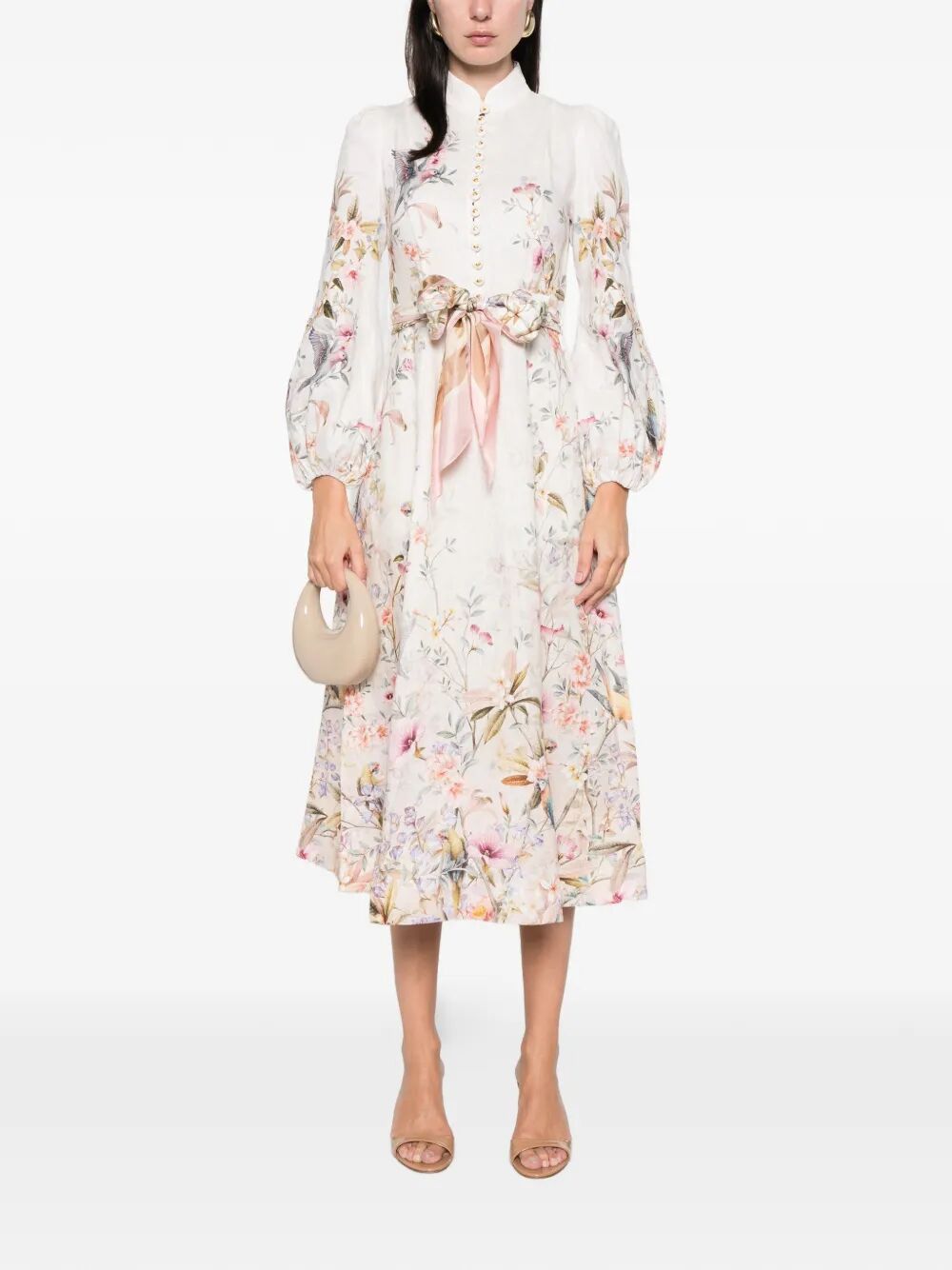 REBELLION BUTTON MIDI DRESS