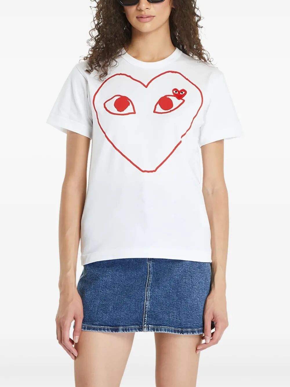 Comme des Garcons PLAY "RED EMBLEM RED HEART" T-SHIRT Size M / US 6-8 / IT 42-44 - 7 Thumbnail
