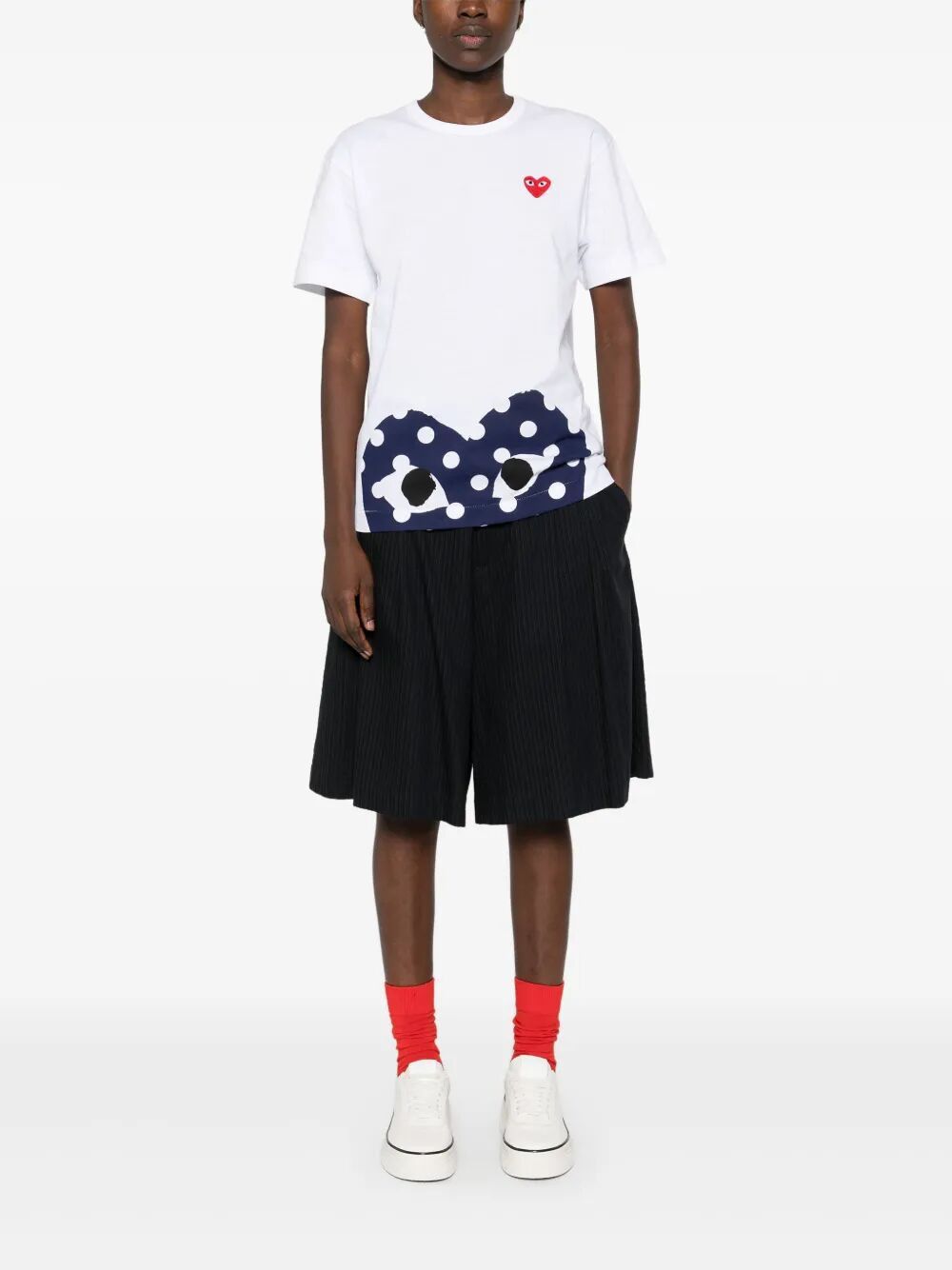 Comme des Garcons PLAY "RED EMBLEM" T-SHIRT Size L / US 10 / IT 46 - 5 Thumbnail