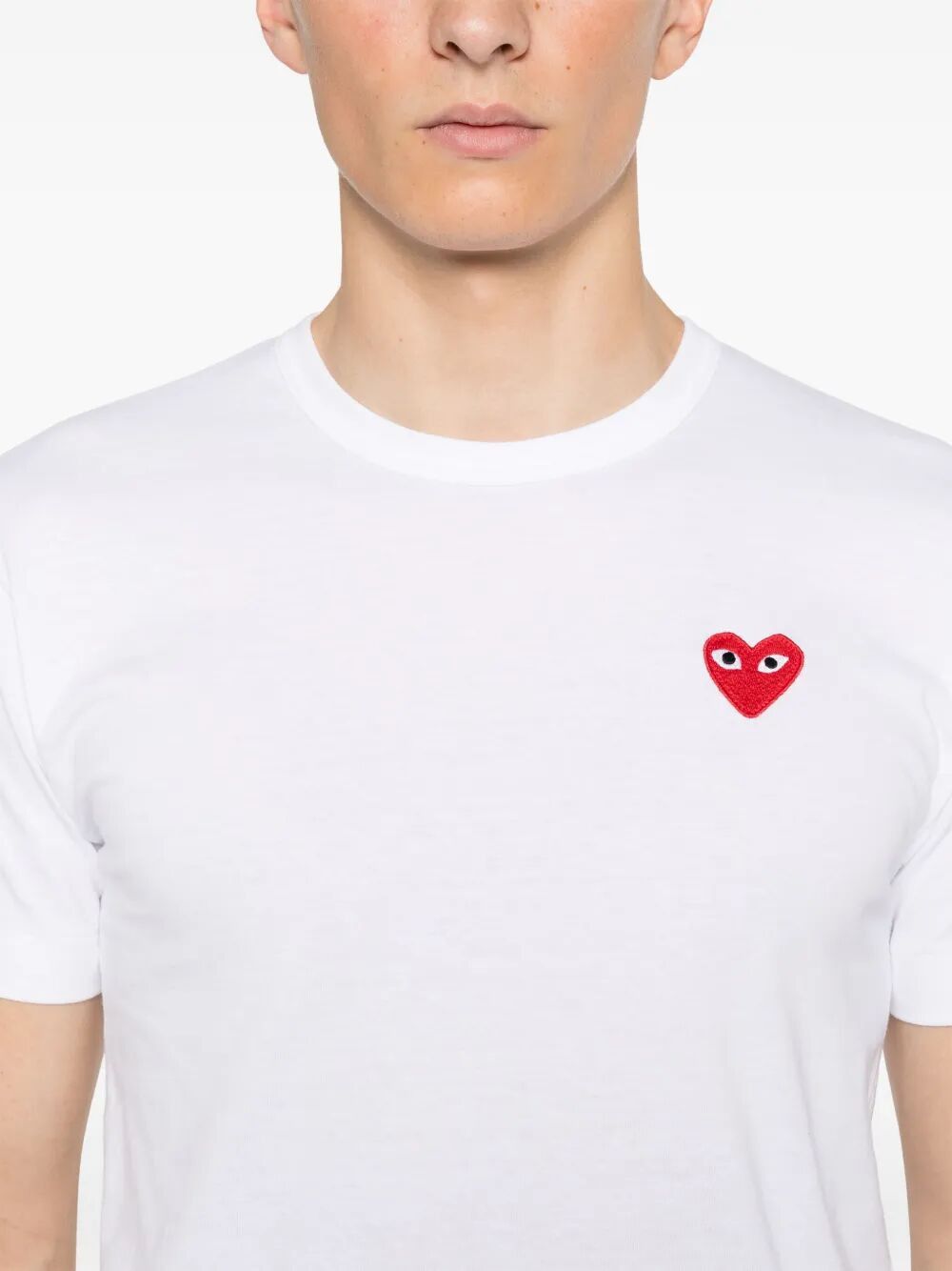 Comme des Garcons PLAY "RED EMBLEM" T-SHIRT Size XL / US 12-14 / IT 48-50 - 2 Thumbnail