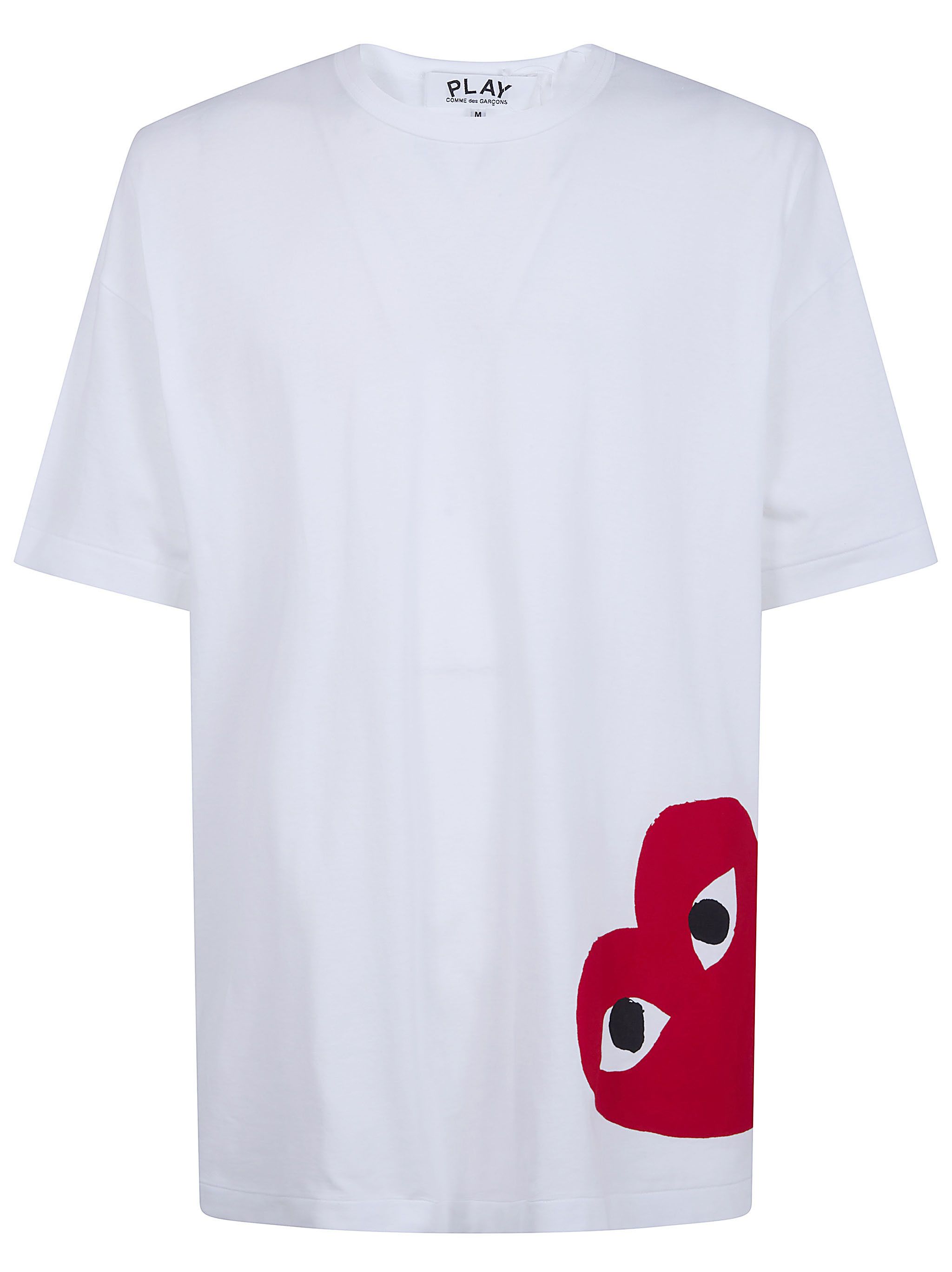 Comme des Garcons PLAY "PLAY LOGO" OVERSIZED LOGO T-SHIRT Size M / US 6-8 / IT 42-44 - 6 Thumbnail